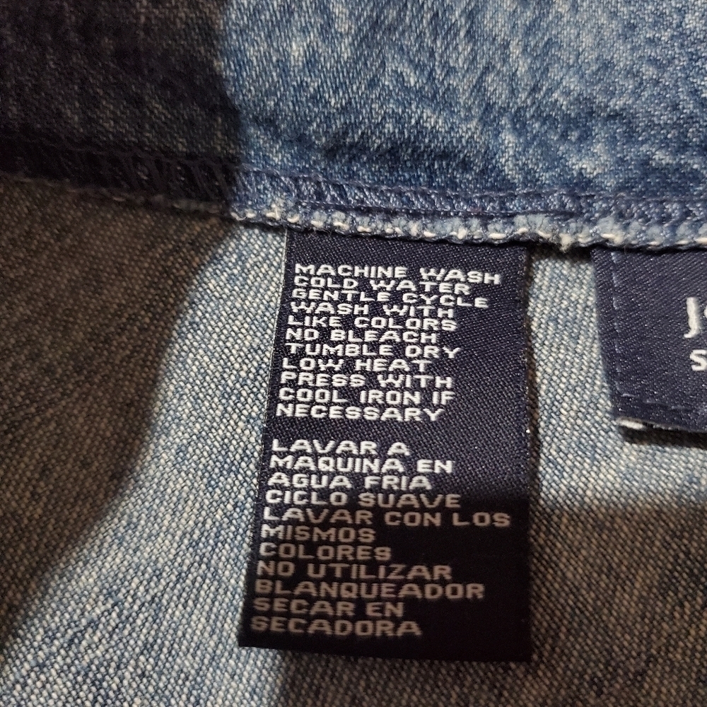 Vintage 1990s 90s Jeans Skirt Jones New York - Picture 2 of 5